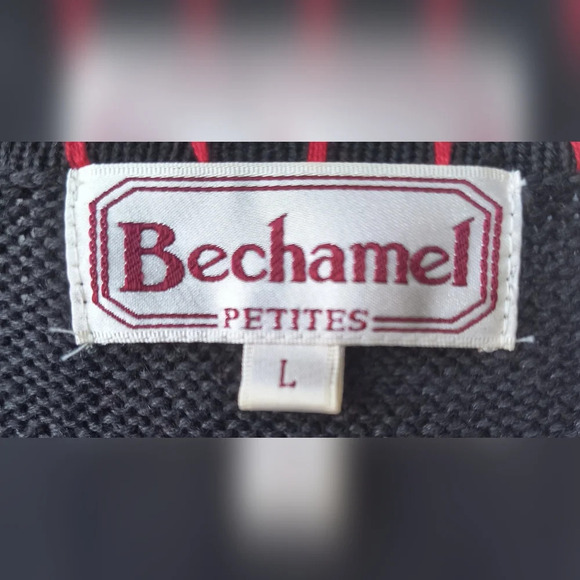 Bechamel Petites Women's Festive Ugly Christmas Tree Jingle Bell Sweater Vest L - Picture 2 of 9